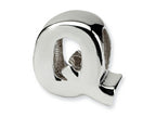 Reflections™ Sterling Silver Letter Q Bead / Charm