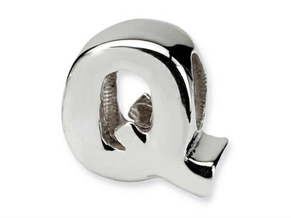 Reflections™ Sterling Silver Letter Q Bead / Charm