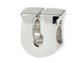 Reflections™ Sterling Silver Letter U Bead / Charm