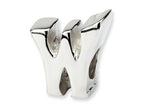 Reflections™ Sterling Silver Letter W Bead / Charm