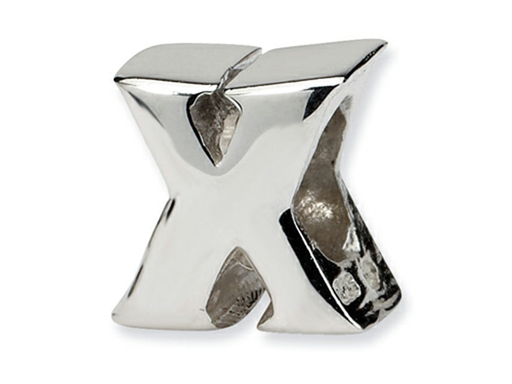 Reflections™ Sterling Silver Letter X Bead / Charm