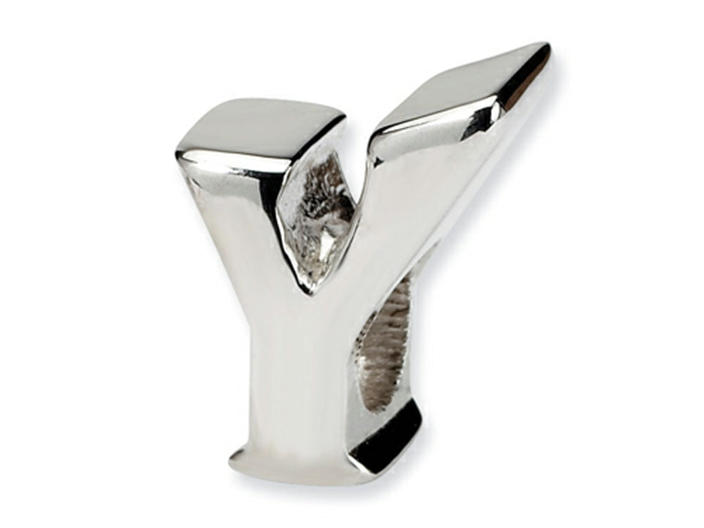 Reflections™ Sterling Silver Letter Y Bead / Charm