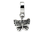 Reflections™ Sterling Silver Butterfly Dangle Bead / Charm
