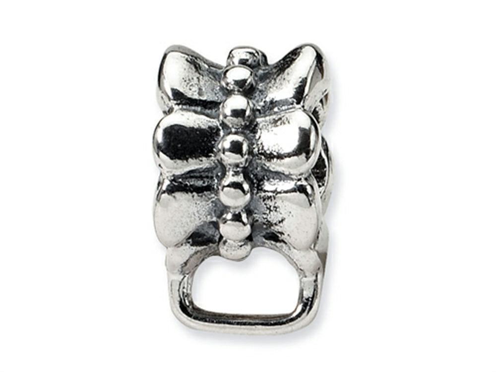 Reflections™ Sterling Silver w/Loop for Click-on / Lobster Clasp Carrier Charm