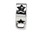 Reflections™ Sterling Silver Star w/Loop for Click-on / Lobster Clasp Carrier Charm