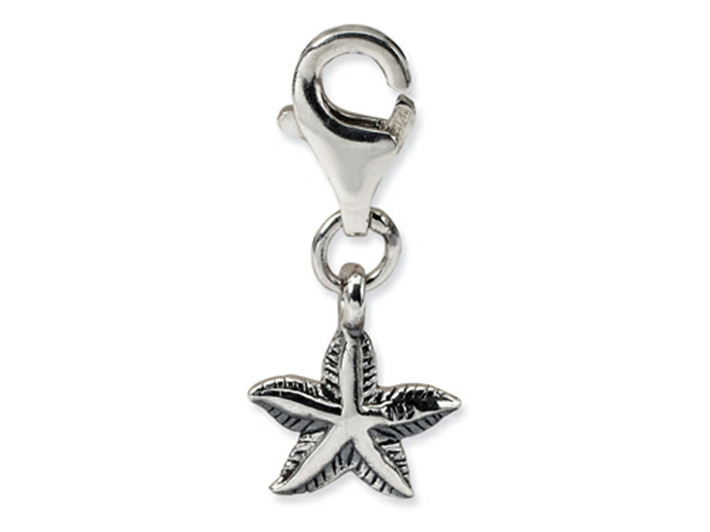 Reflections™ Sterling Silver Starfish Click-on / Lobster Clasp for Bead / Charm Bracelets