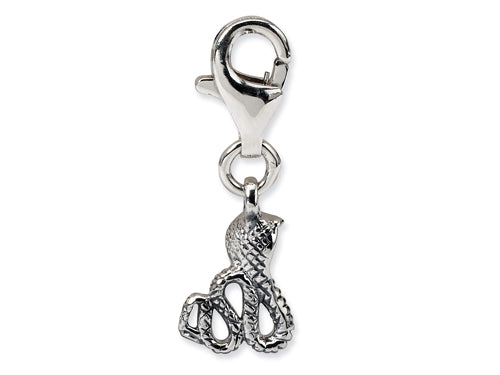 Reflections™ Sterling Silver Snake Click-on / Lobster Clasp for Bead / Charm Bracelets