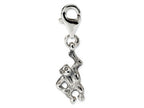 Reflections™ Sterling Silver Monkey Click-on / Lobster Clasp for Bead / Charm Bracelets