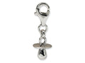 Reflections™ Sterling Silver Baby Pacifier Click-on / Lobster Clasp for Bead / Charm Bracelets