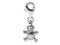 Reflections™ Sterling Silver Teddy Bear Click-on / Lobster Clasp for Bead / Charm Bracelets