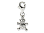 Reflections™ Sterling Silver Teddy Bear Click-on / Lobster Clasp for Bead / Charm Bracelets
