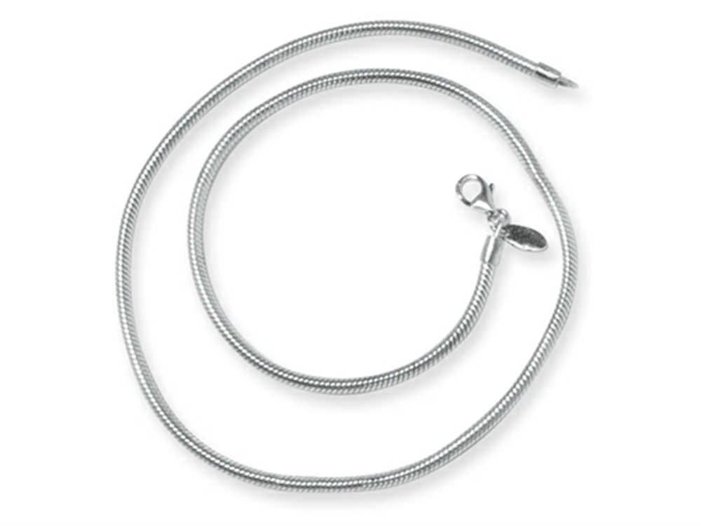 Reflections Sterling Silver Lobster Clasp Bead Necklace 19.00 inches