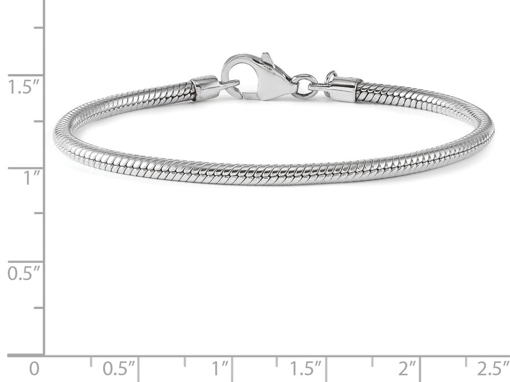 Reflections Sterling Silver Lobster Clasp Bead Bracelet 9.00 inches
