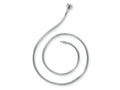 Reflections Sterling Silver SimStars Clasp Bead Necklace 17.00 inches