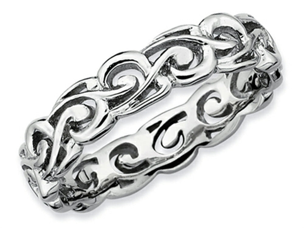Stackable Expressions Sterling Silver Polished Stackable Ring