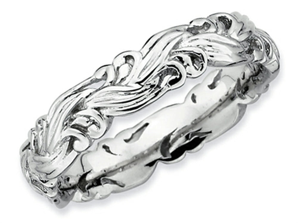 Stackable Expressions Sterling Silver Polished Stackable Ring