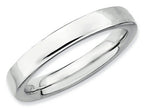 Stackable Expressions Sterling Silver Rhodium Stackable Ring