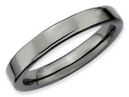 Stackable Expressions Sterling Silver Black-plated Stackable Ring