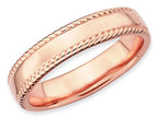 Stackable Expressions Sterling Silver Pink-plated Stackable Ring