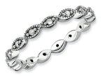 Stackable Expressions Sterling Silver Diamond Stackable Ring
