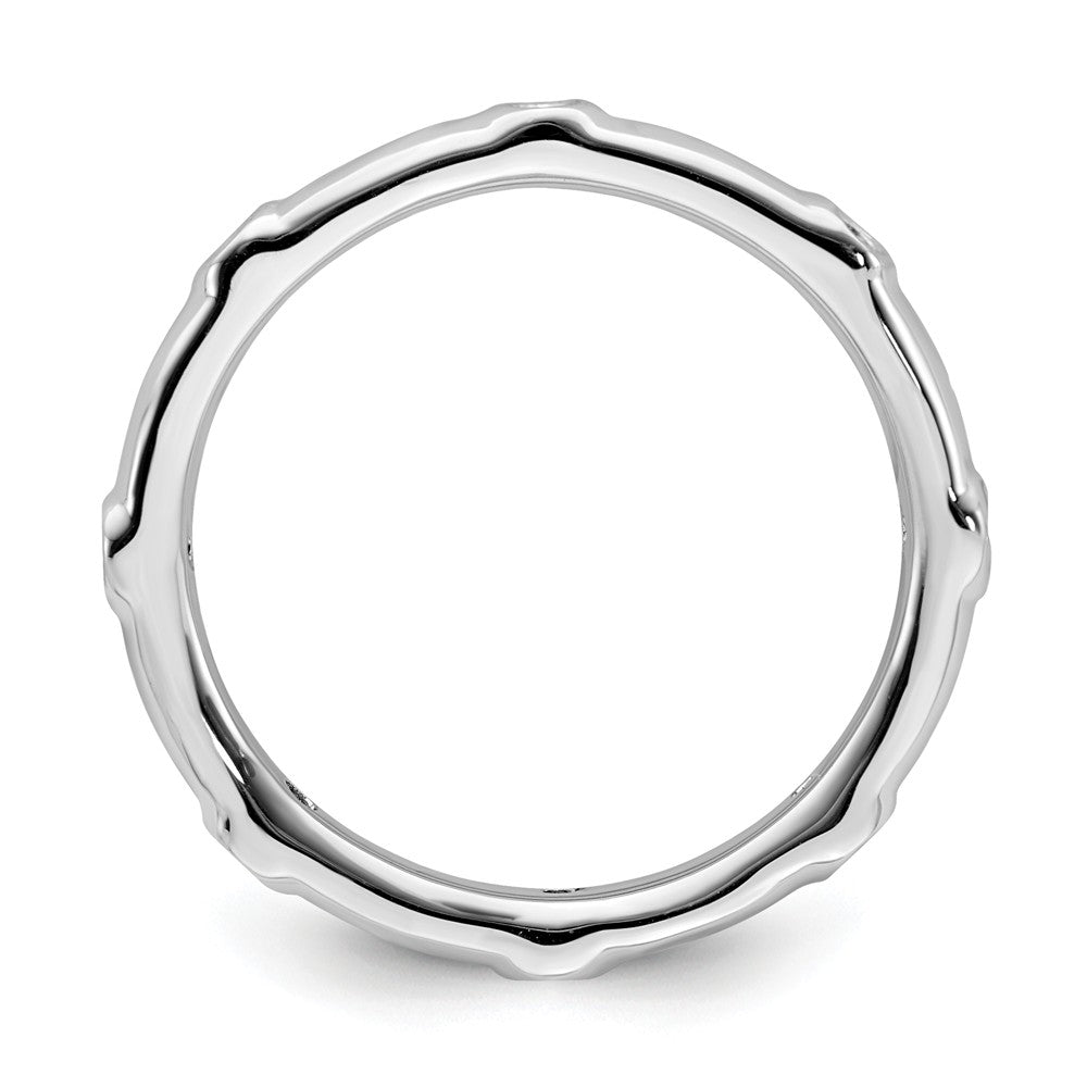 Stackable Expressions Sterling Silver Amethyst Stackable Ring