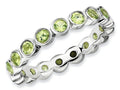 Stackable Expressions Sterling Silver Peridot Stackable Ring