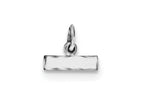 FJC Finejewelers Sterling Silver Small Bright-cut #top Charm