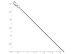 FJC Finejewelers 18 Inch Sterling Silver Rhodium .8mm Rd Snake Chain Necklace W/2in Ext.