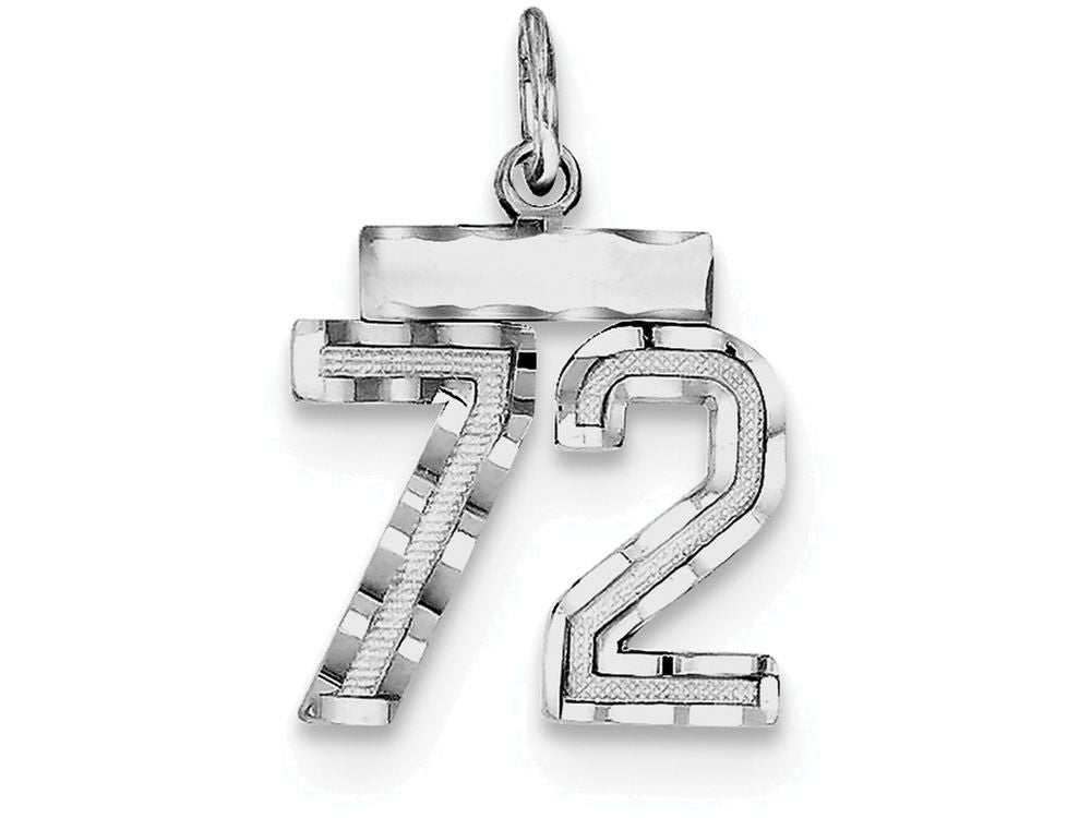 FJC Finejewelers Sterling Silver Small #72 Charm