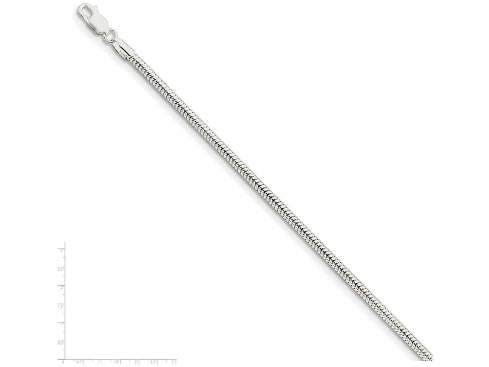FJC Finejewelers 16 Inch Sterling Silver 3.00mm Round Snake Chain Necklace