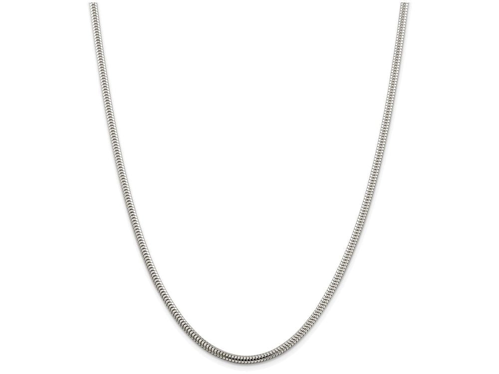 FJC Finejewelers 16 Inch Sterling Silver 3.00mm Round Snake Chain Necklace