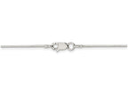 FJC Finejewelers 16 Inch Sterling Silver .8mm Square Snake Chain Necklace