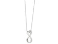 Sentimental Expressions(tm) Sterling Silver Polished Infinite Love 18 Inch Necklace