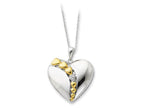 Sentimental Expressions(tm) Sterling Silver and I Love You More Each Day 18 Inch Necklace