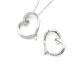 Sentimental Expressions(tm) Sterling Silver Antiqued CZ Love You Mom 18 Inch Necklace