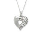 Sentimental Expressions(tm) Sterling Silver Close To My Heart 18 Inch Necklace