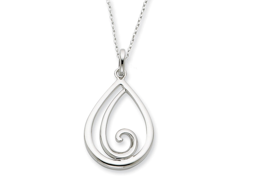 Sentimental Expressions(tm) Sterling Silver Remember Me Always 18 Inch Necklace