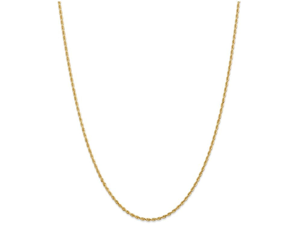 FJC Finejewelers 14 Inch 14k Yellow Gold 2.00mm bright-cut Quadruple Rope Chain Necklace