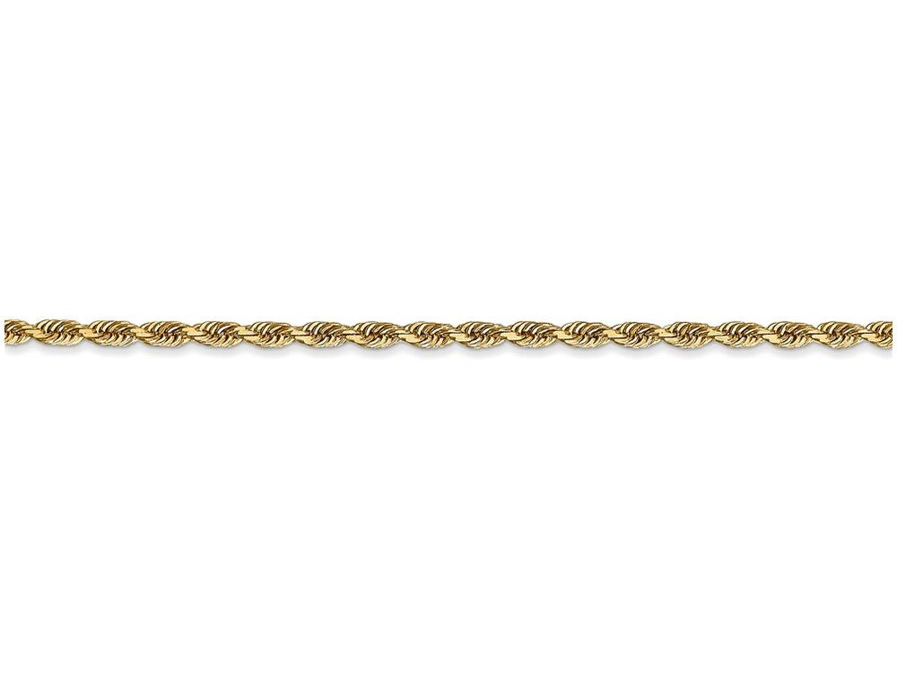FJC Finejewelers 18 Inch 14k Yellow Gold 2.25mm bright-cut Quadruple Rope Chain Necklace