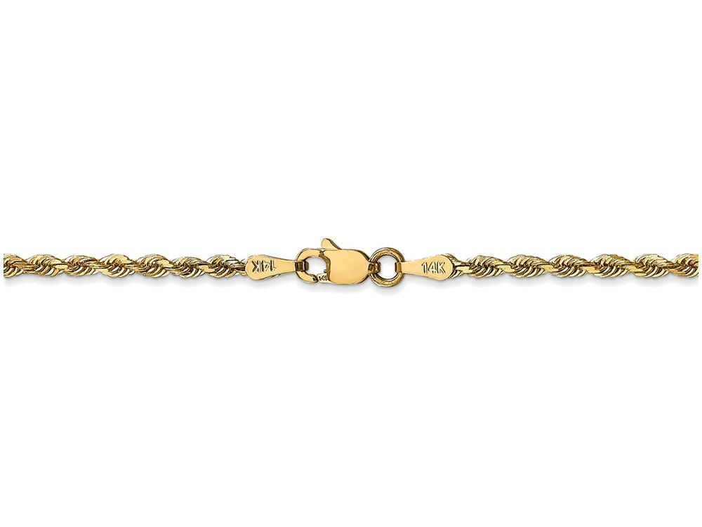 FJC Finejewelers 30 Inch 14k Yellow Gold 2.25mm bright-cut Quadruple Rope Chain Necklace