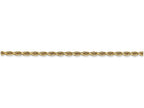 FJC Finejewelers 9 Inch 14k Yellow Gold 2.25mm bright-cut Quadruple Rope Chain Ankle Bracelet (Smaller Ankles)