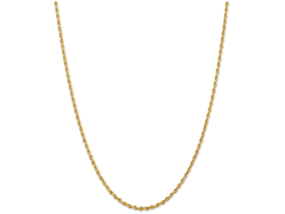 FJC Finejewelers 24 Inch 14k Yellow Gold 2.75mm bright-cut Quadruple Rope Chain Necklace