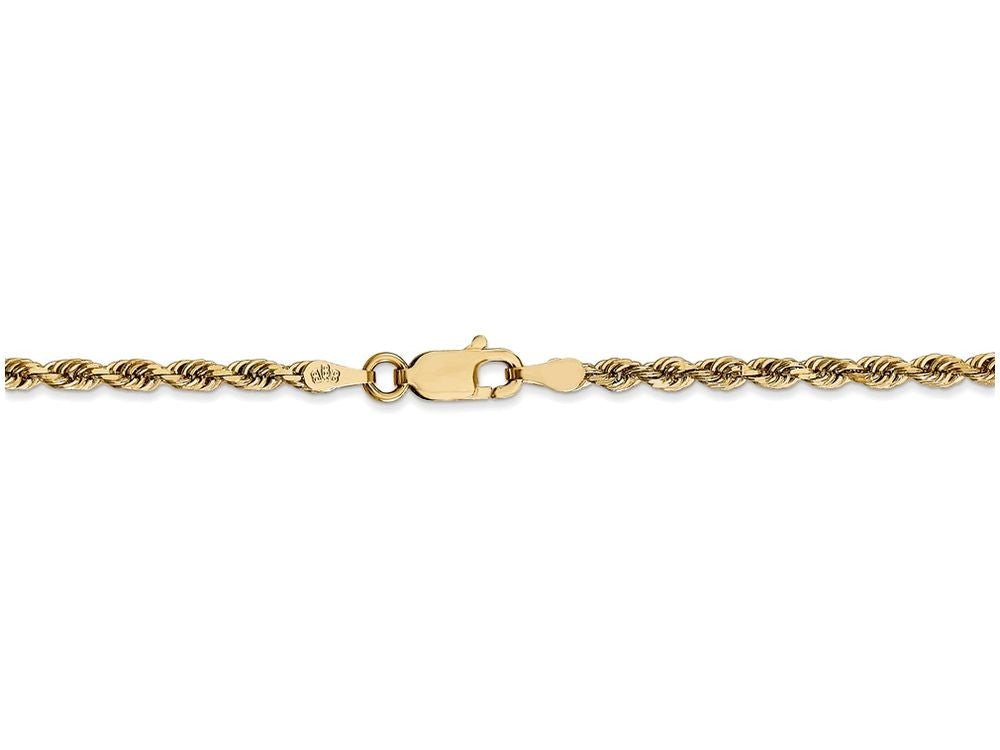 FJC Finejewelers 30 Inch 14k Yellow Gold 2.75mm bright-cut Quadruple Rope Chain Necklace