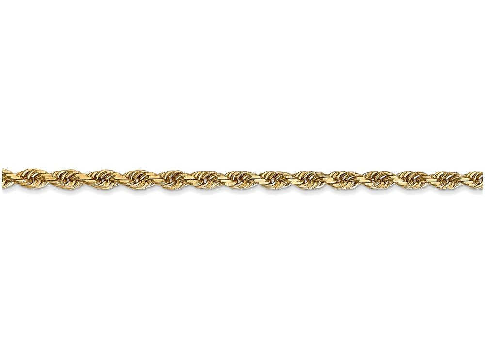 FJC Finejewelers 30 Inch 14k Yellow Gold 3.0mm bright-cut Quadruple Rope Chain Necklace