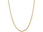 FJC Finejewelers 8 Inch 14k Yellow Gold 3.35mm bright-cut Quadruple Rope Chain Bracelet