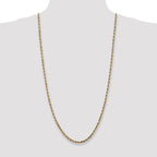 FJC Finejewelers 30 Inch 14k 4mm bright-cut Quadruple Rope Chain Necklace