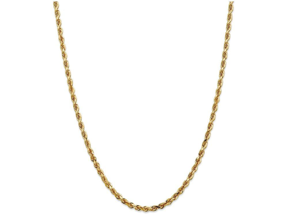 FJC Finejewelers 30 Inch 14k 4mm bright-cut Quadruple Rope Chain Necklace