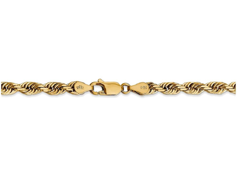 FJC Finejewelers 18 Inch 14k Yellow Gold 4.5mm bright-cut Quadruple Rope Chain Necklace