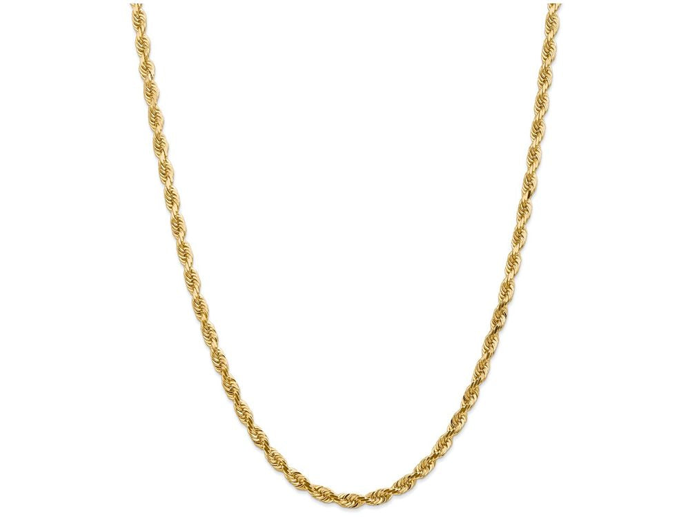 FJC Finejewelers 18 Inch 14k Yellow Gold 4.5mm bright-cut Quadruple Rope Chain Necklace
