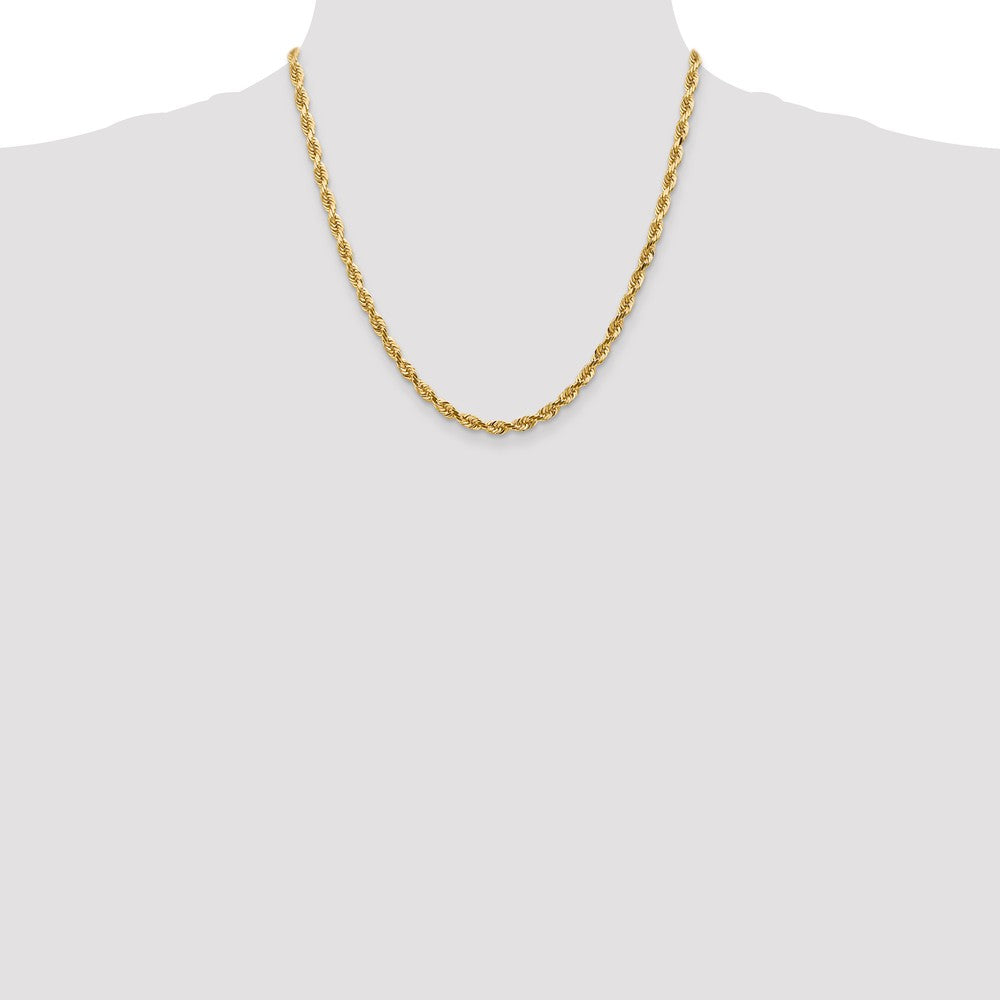 FJC Finejewelers 20 Inch 14k 4.5mm bright-cut Quadruple Rope Chain Necklace